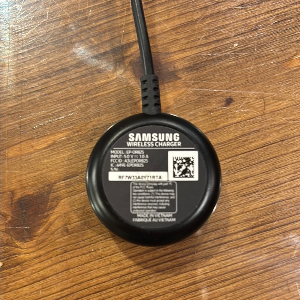 Samsung Black Wireless Charger Pad